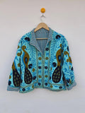 Handmade Soft TNT Fabric Suzani Jacket | Duster Short Chic Coat | Gift For Her