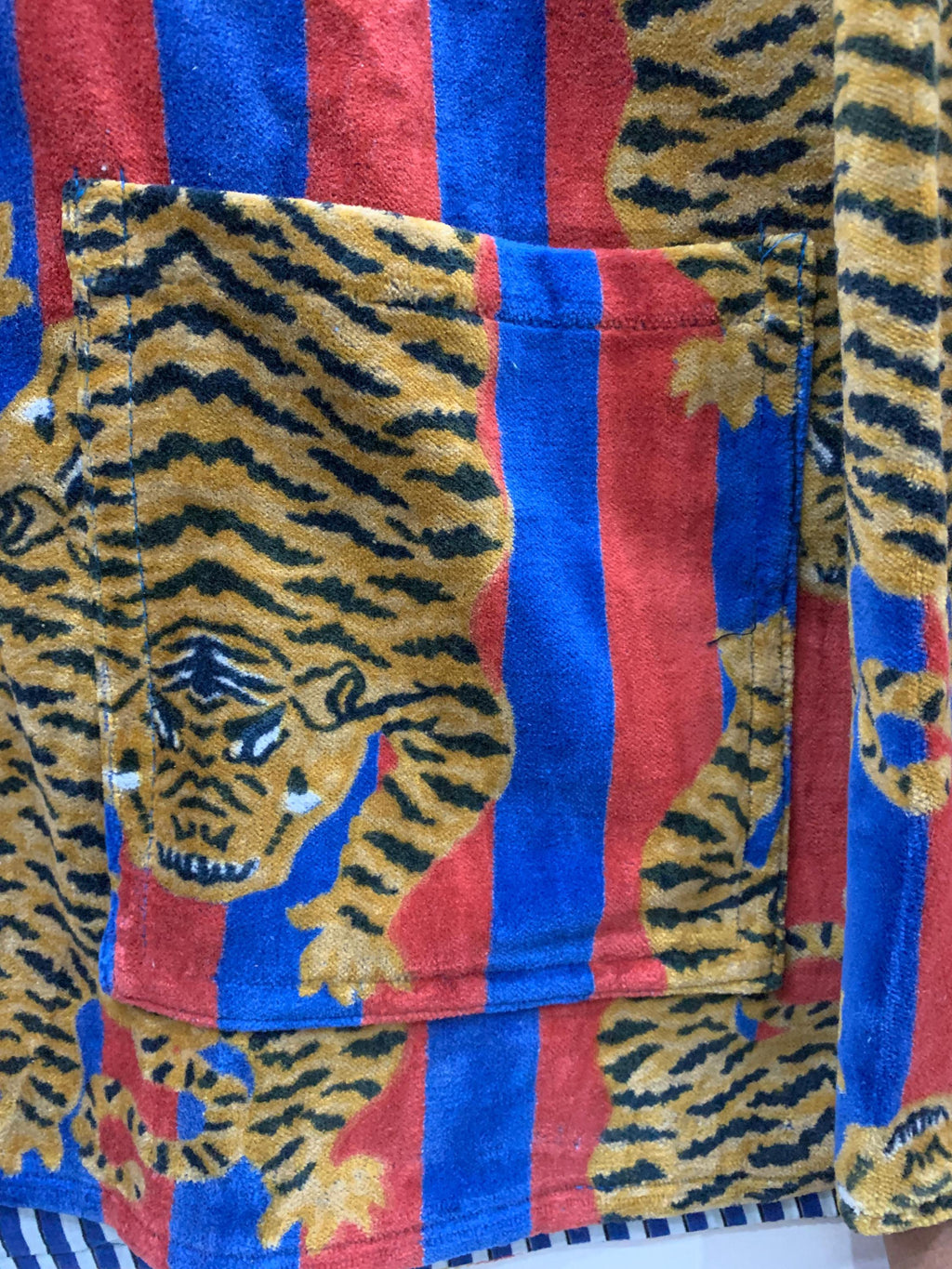 Tiger Print Print Velvet Jacket | Women Front Open Kimono Jacket | Handmade Quilted Jacket New Style, Outerwear, Travel Jacket, Gift For Her
