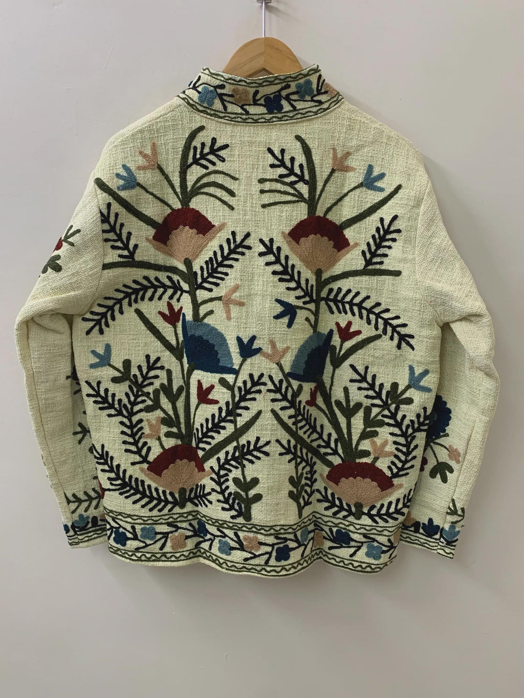 Suzani Jacket TNT | Short Embroidered Jacket | Uzbek Handmade Coat | Bohemian Kimono Jacket | Winter Ethnic Coat | Gift for Women