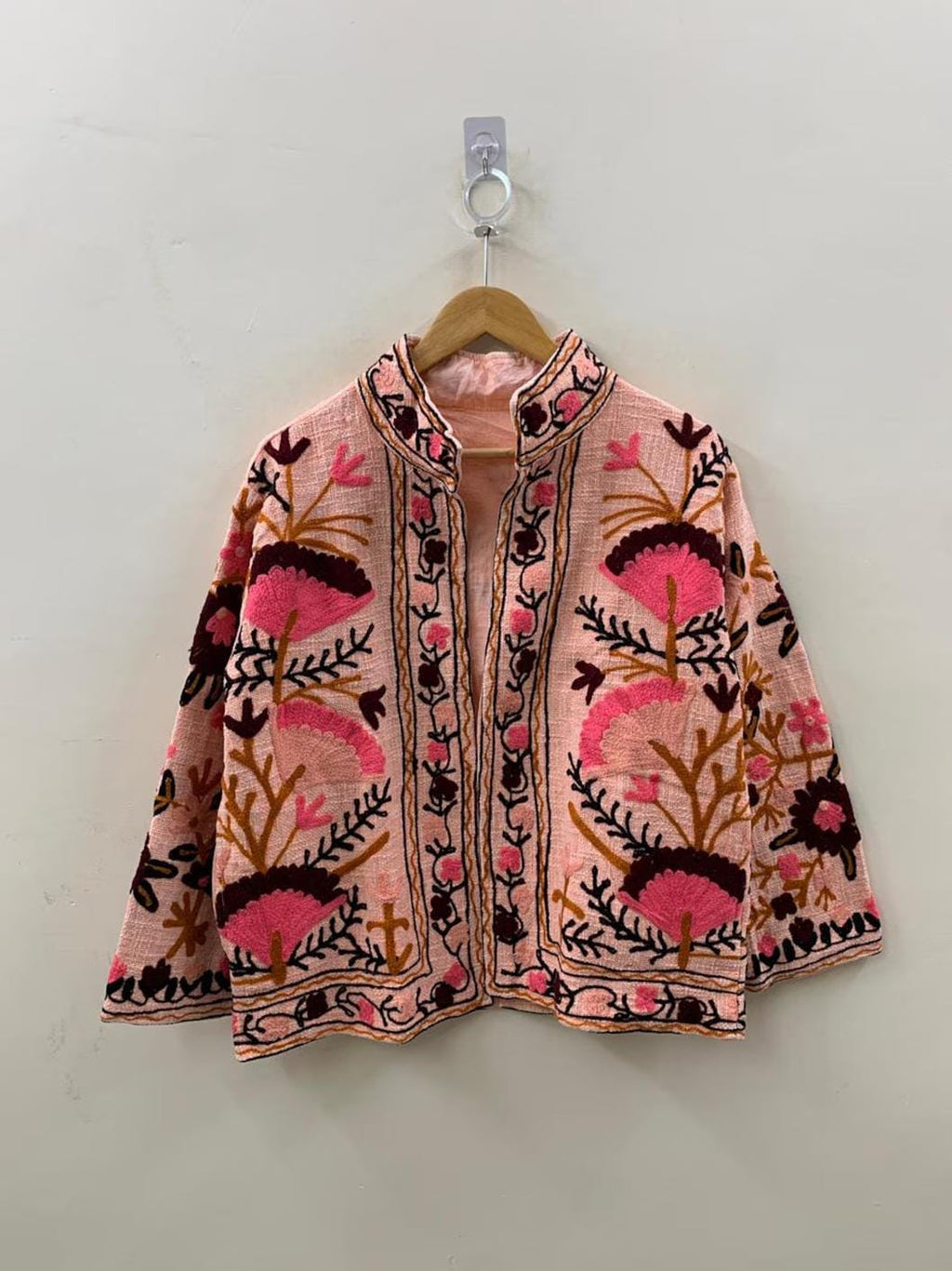 Handmade Soft TNT Fabric Suzani Jacket: Modern Short Chic Coat | Gift For Her