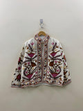 Suzani TNT Fabric Short Spring Jacket | Duster TNT Jacket | Button Winter Outerwear Jacket |Spring Bomber Coat| Gift For Her | TNT Coat
