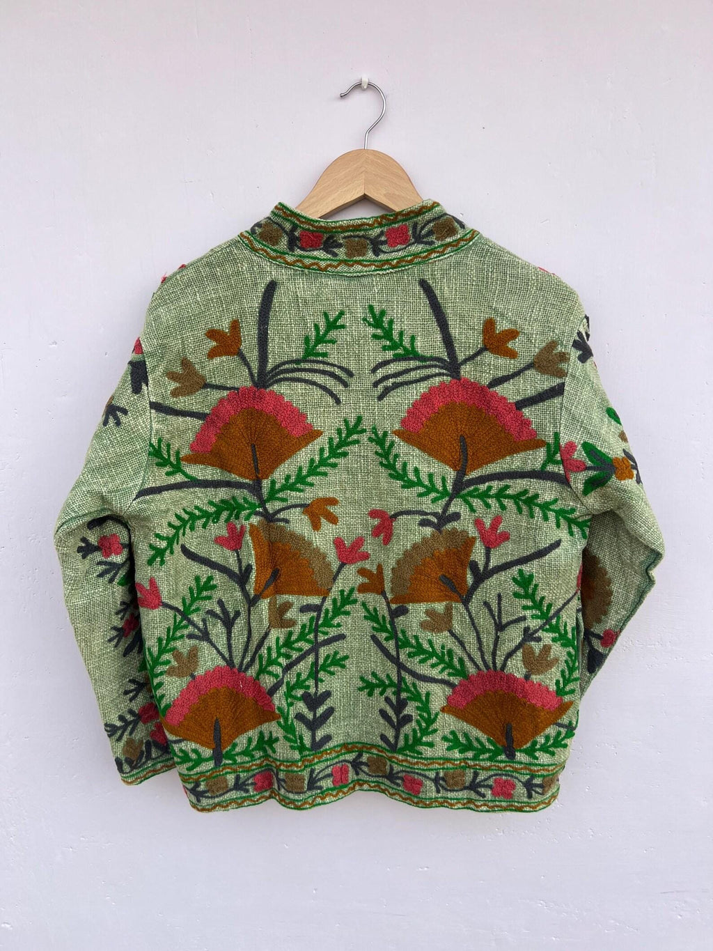 Handmade Soft TNT Fabric Suzani Jacket: Modern Short Chic Coat | Gift For Her