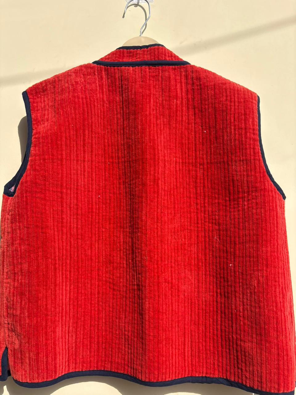 Embroidered Suzani Vest | Velvet Turkish Waistcoat | Boho Cropped Vest Top | Winter Sleeveless Jacket | Unisex Handmade Vest | Gift for Her