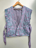 Velvet Suzani Embroidered Vest with Belt | Boho Festival Waistcoat | Handmade Ethnic Sleeveless Bohemian Jacket | Gypsy Style Vest