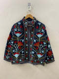 Suzani Embroidered Velvet Jacket | Kimono Style Jacket | Winter Coat | Boho Jacket | Unisex Outerwear | Vintage Ethnic Jacket |Gift For Her