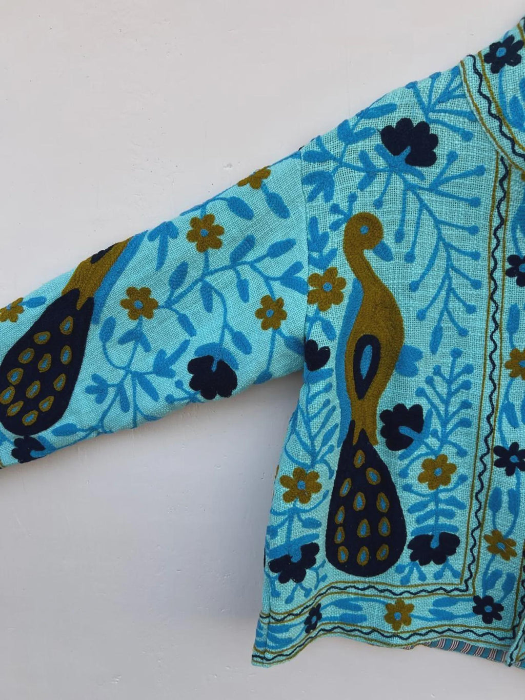 Handmade Soft TNT Fabric Suzani Jacket | Duster Short Chic Coat | Gift For Her