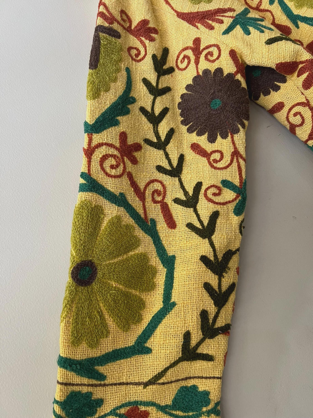 Handmade Suzani Jacket TNT | Uzbek Embroidered Coat | Short Kimono Jacket | Vintage Boho Outerwear | Winter Statement Jacket | Gift for Her