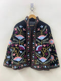 Handmade Suzani Jacket | Embroidered Uzbek Textile Jacket | Boho Bomber Outerwear | Ethnic Bohemian Coat | Artisan Jacket | Gift For Her