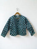 Cotton Quilted Cropped Boho Jacket | Printed Lightweight Cropped Jacket | Spring Jacket | Bomber Jacket | Gift For Her | Women's Outerwear