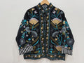 Suzani Velvet Jacket | Embroidered Short Coat | Vintage Ethnic Jacket | Winter Outerwear | Gift for Her | Winter Kimono Jacket | Winter Coat