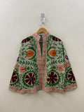 Winter Suzani Jacket | Ethnic Vintage Outerwear | Embroidered Velvet Coat | Boho Chic Jacket | Handmade Suzani Coat | Gift For Her