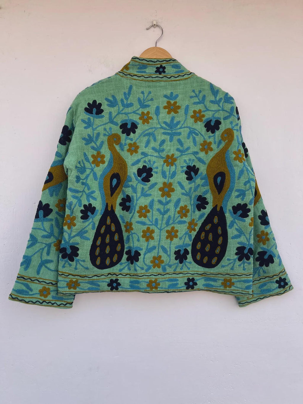 Handmade Soft TNT Fabric Suzani Jacket: Modern Short Chic Coat | Gift For Her