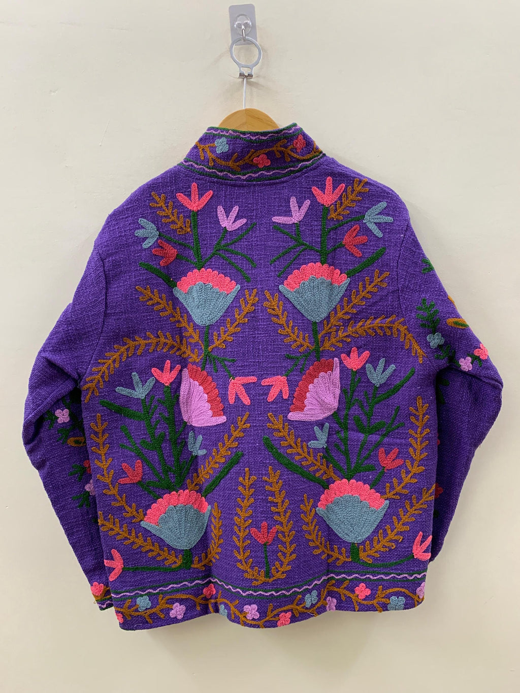 TNT Suzani Jacket | Embroidered Short Coat | Uzbek Suzani Kimono | Boho Style Jacket | Winter Fashion Coat | Unique Gift for Her