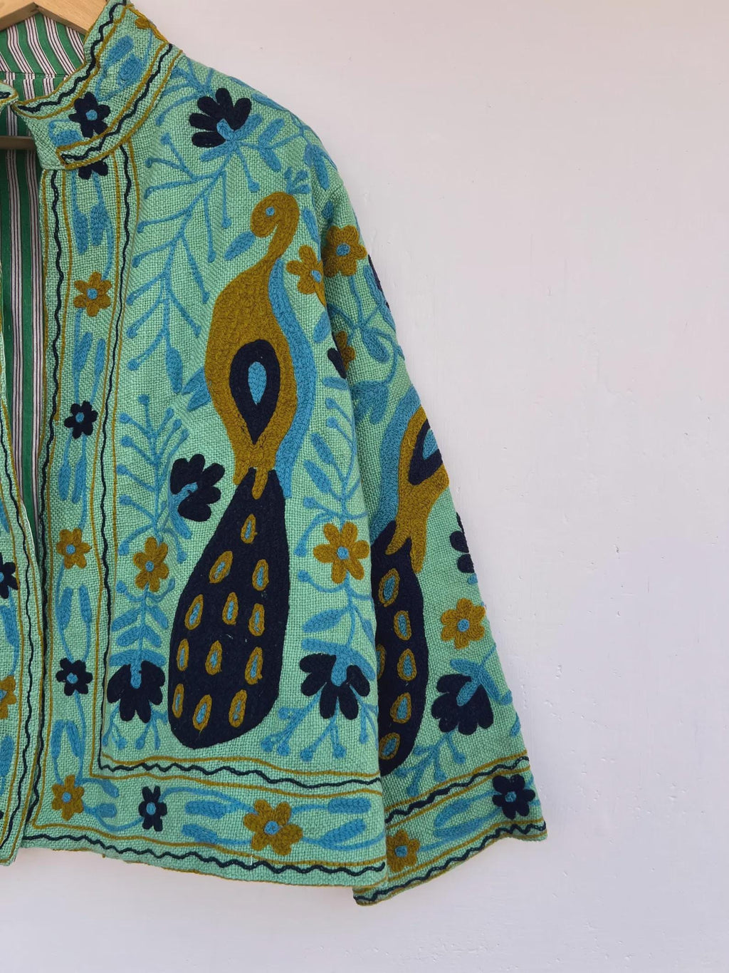 Handmade Soft TNT Fabric Suzani Jacket: Modern Short Chic Coat | Gift For Her