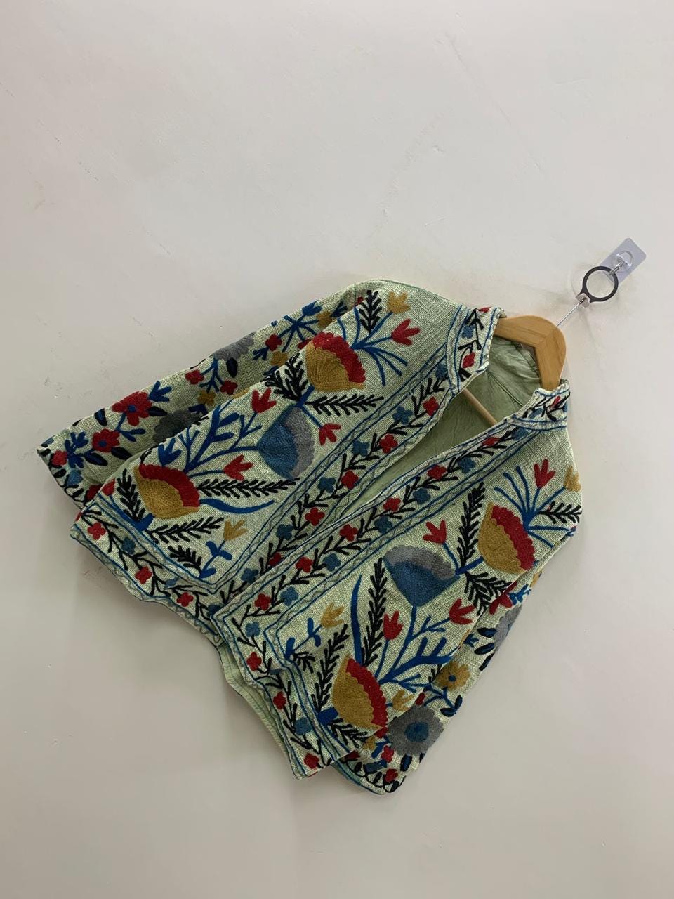 Green TNT Fabric Suzani Jacket | Street Jacket | Gift For Her| Suzani Embroidery Jacket | Winter Wear Coat | Women's Coat | Suzani Jacket