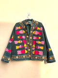 Handmade Suzani Velvet Jacket | Traditional Boho Jacket | Embroidered Kimono Jacket | Ethnic Coat | Winter Outerwear Women | Gift for Her
