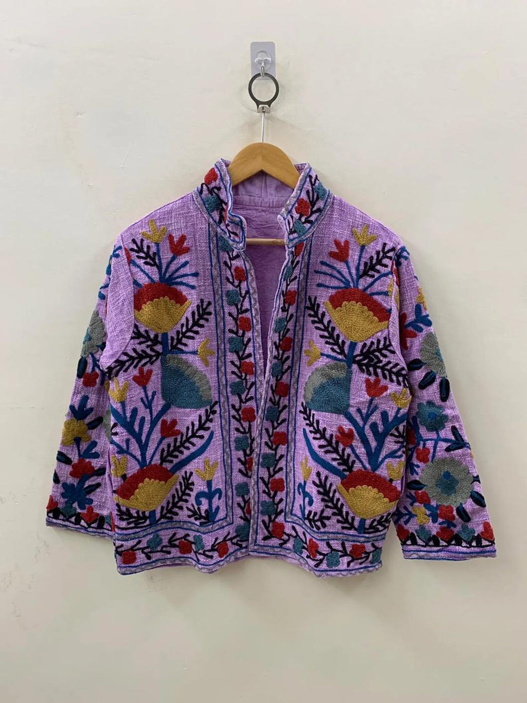 TNT Fabric Suzani Jacket | Street Jacket | Gift For Her| Suzani Embroidery Jacket | Winter Wear Coat | Women's Coat | Suzani Jacket