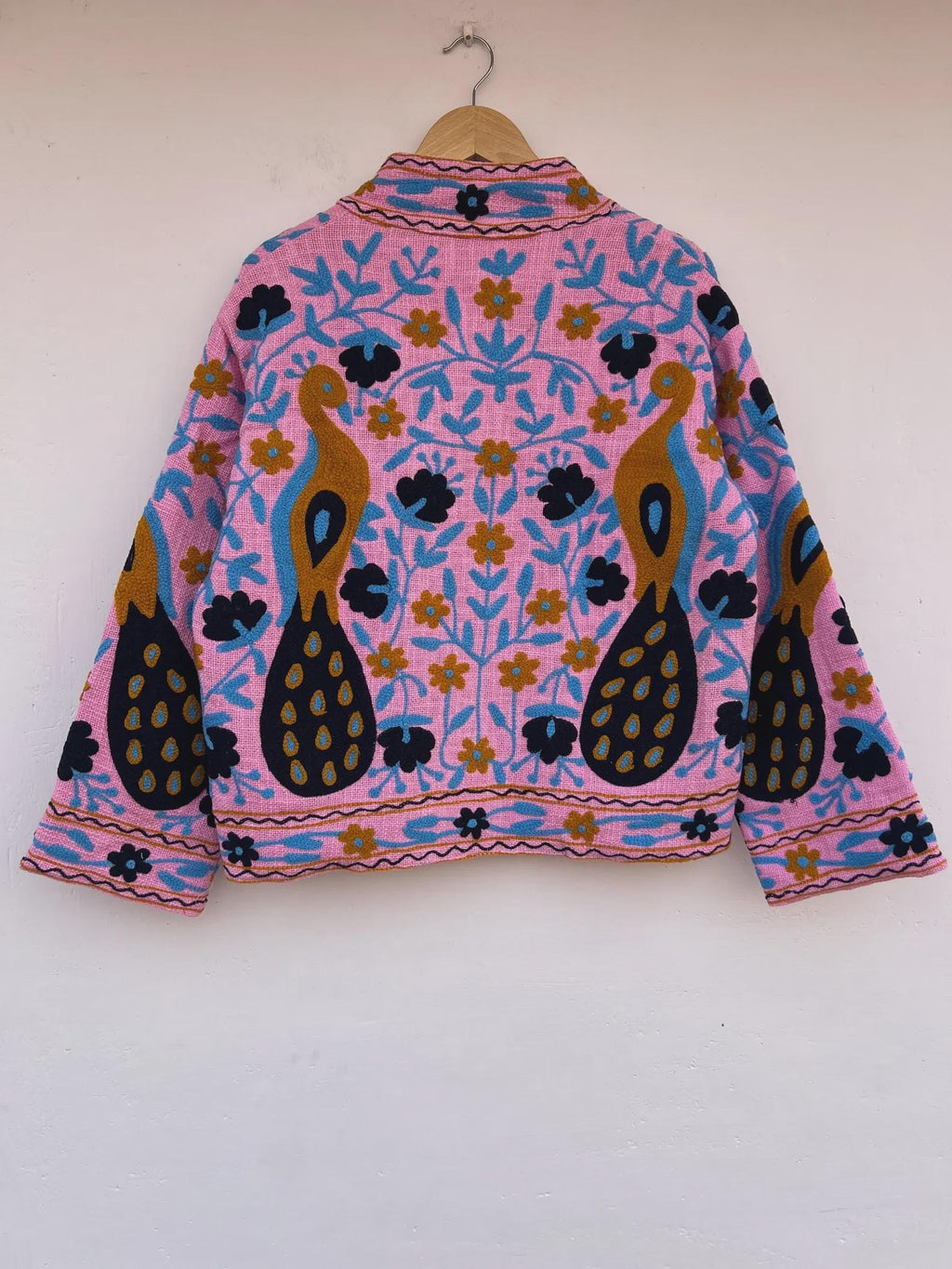 Handmade Soft TNT Fabric Suzani Jacket: Modern Short Chic Coat | Gift For Her