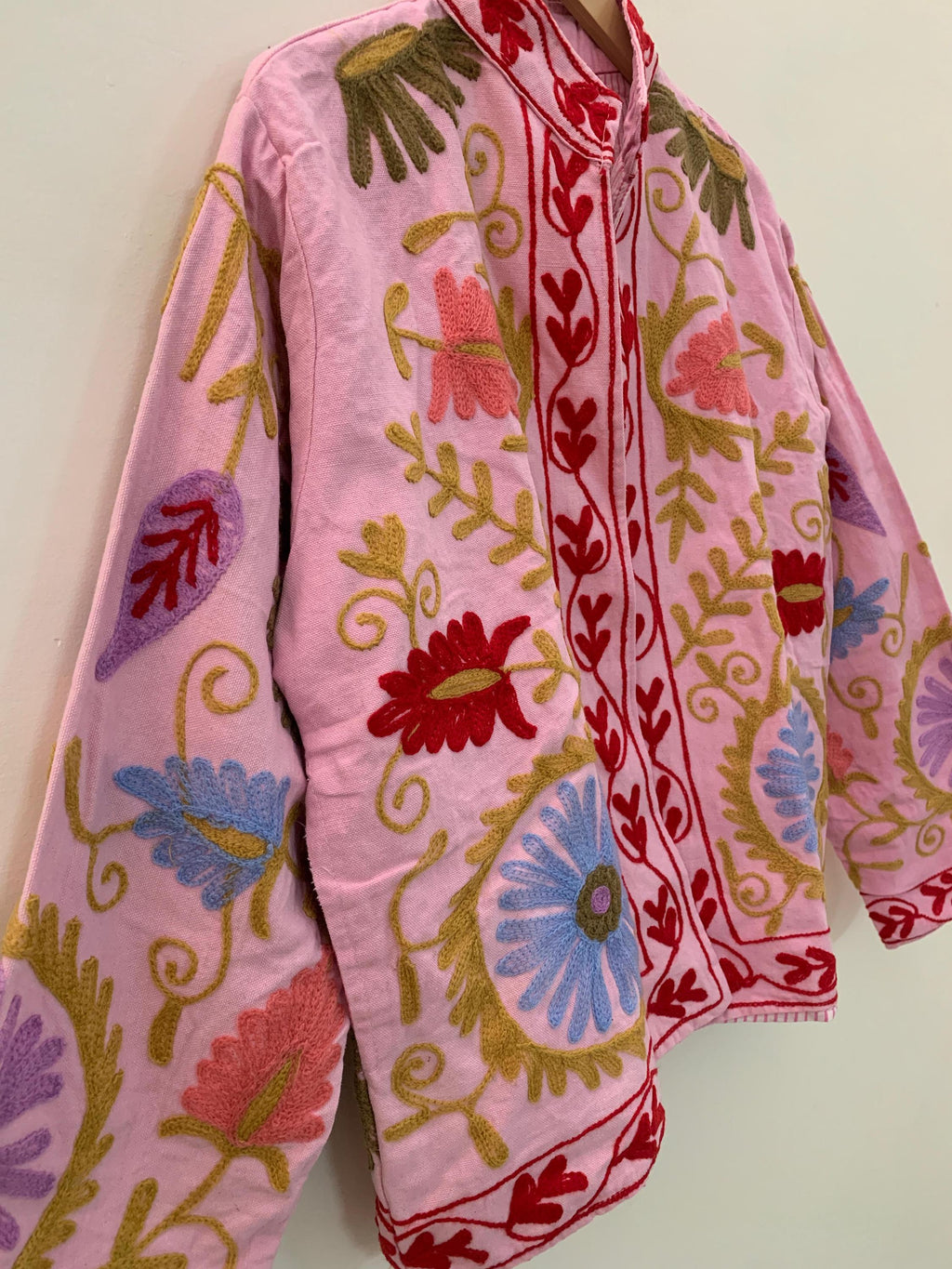 TNT Fabric Suzani Jacket | Street Jacket | Gift For Her| Suzani Embroidery Jacket | Winter Wear Coat | Women's Coat | Suzani Jacket