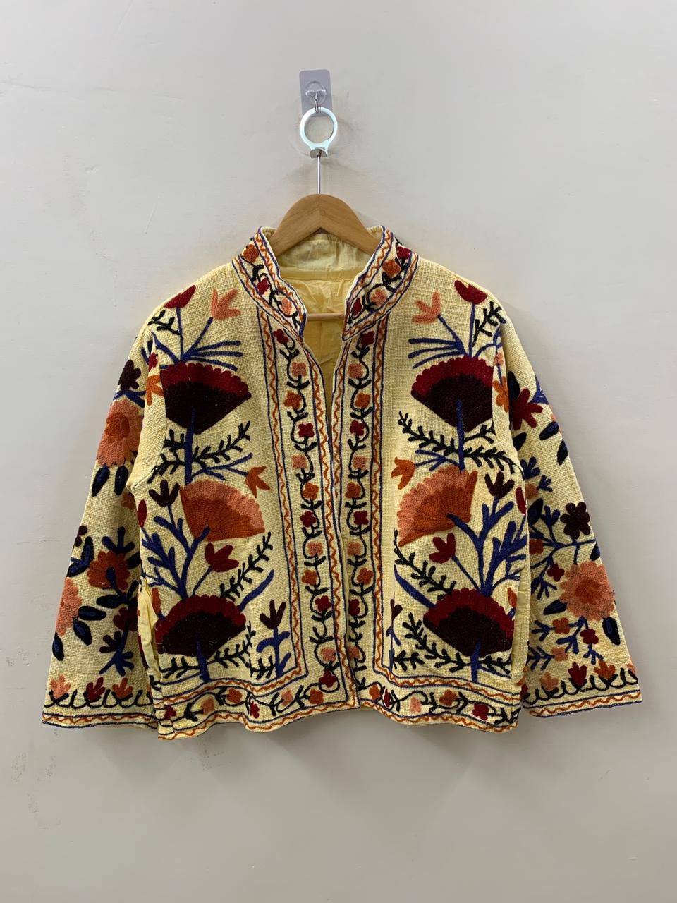 Suzani TNT Fabric Short Spring Jacket | Duster TNT Jacket Spring Bomber Coat| Gift For Her