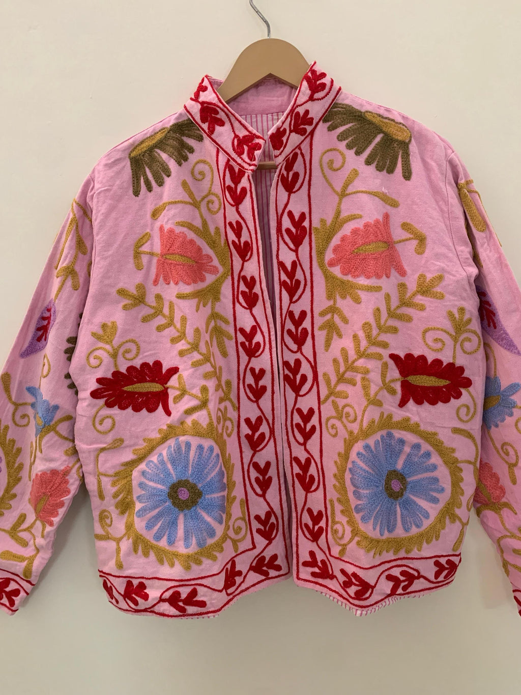 TNT Fabric Suzani Jacket | Street Jacket | Gift For Her| Suzani Embroidery Jacket | Winter Wear Coat | Women's Coat | Suzani Jacket