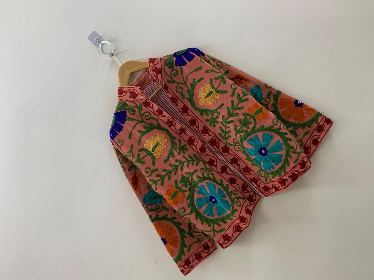 Summer Cotton Suzani Short Soft Jacket – Boho Festival Coat – Tribal Embroidered Outerwear | Spring Travel Coat | Winter wear | Gift For Her
