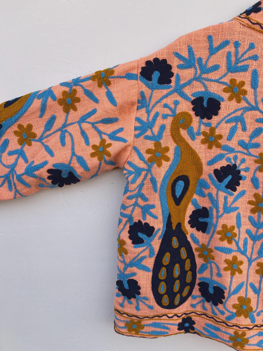 Handmade Soft TNT Fabric Suzani Jacket: Modern Short Chic Coat | Gift For Her
