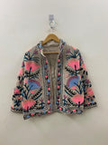 Festive Wear TNT Suzani Short Jacket – Embroidered Jacket - Bohemian Outerwear - Gift For Her