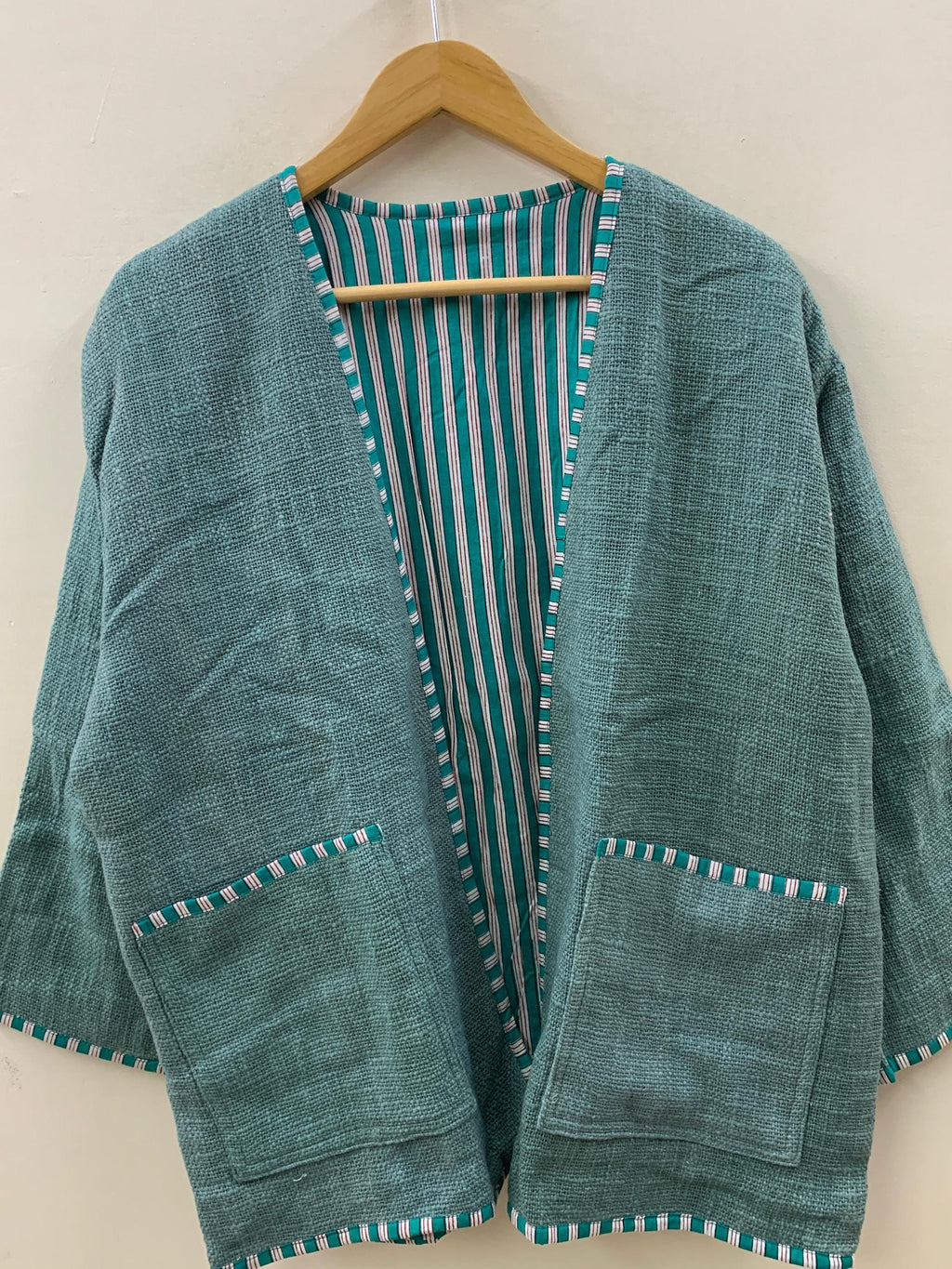 TNT Cotton Short Solid Kimono | Street Style Beach Kimono | Kimono Duster Jacket Vintage Kimono | Front Open Robe | Beach Summer Cover up