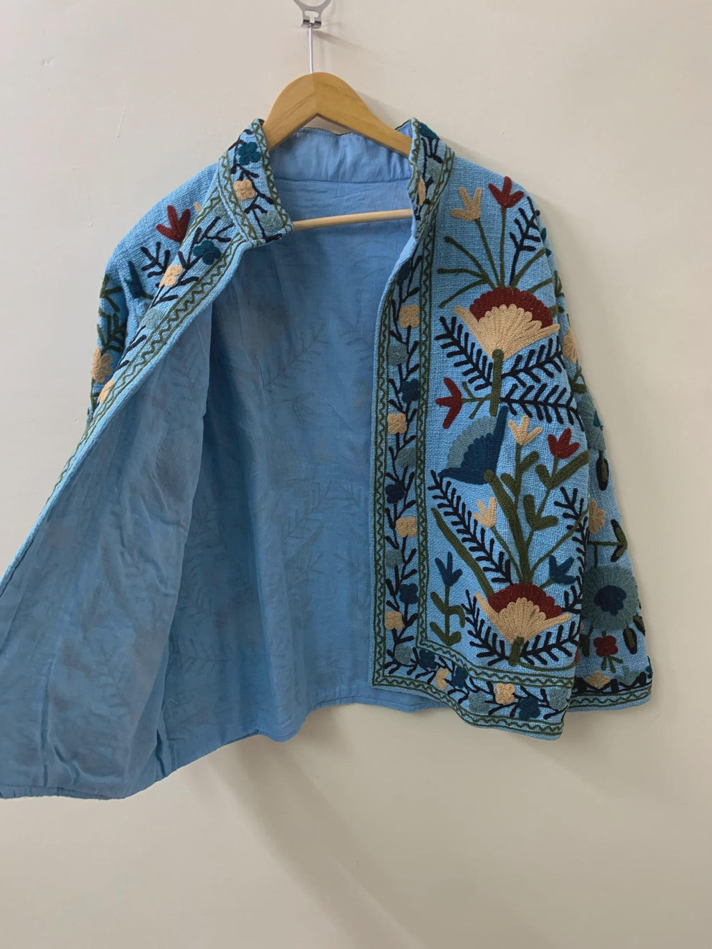 TNT Suzani Jacket | Short Embroidered Jacket | Uzbek Vintage Coat | Boho Kimono Jacket | Winter Outerwear | Gift for Her