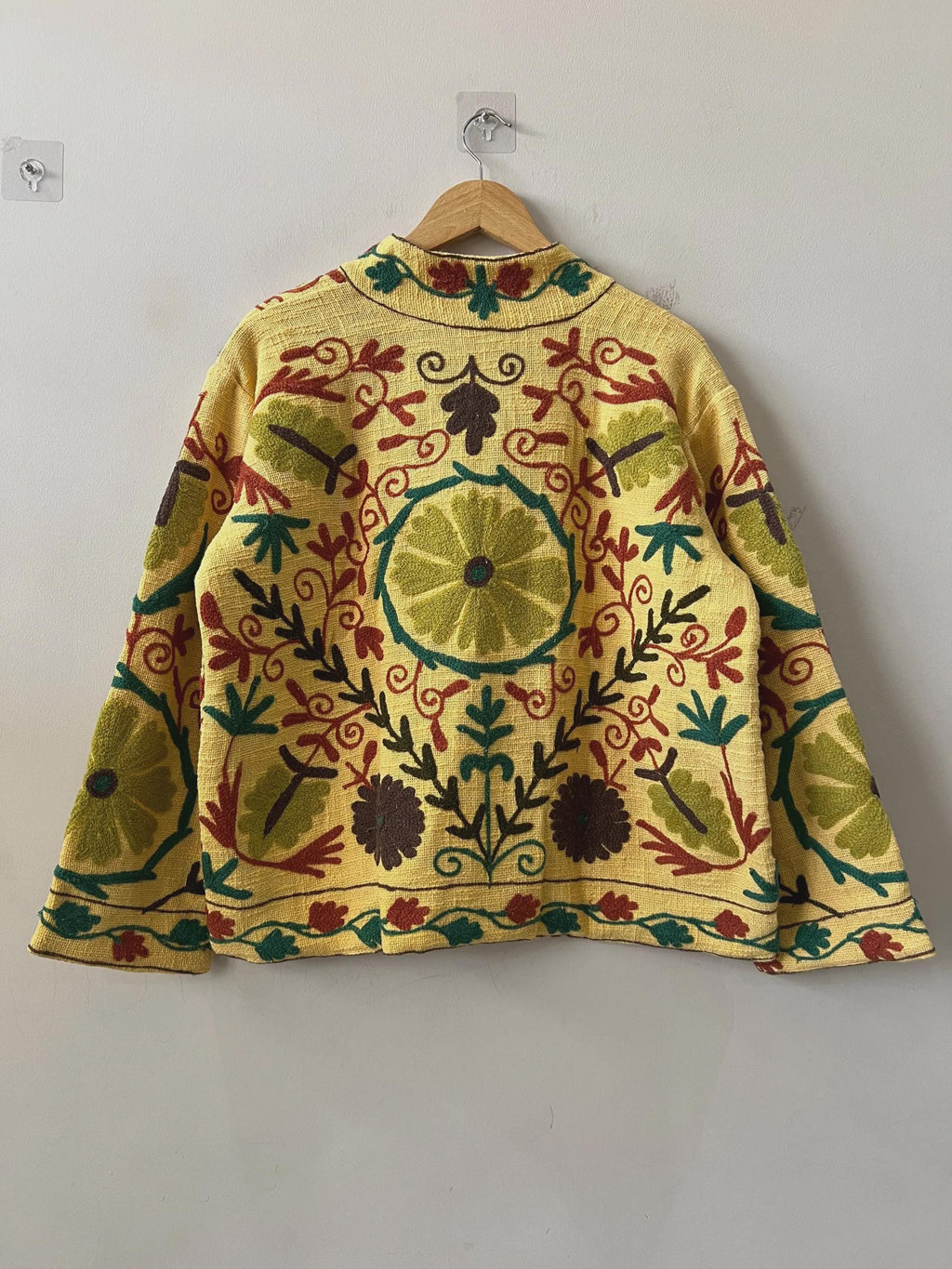 Handmade Suzani Jacket TNT | Uzbek Embroidered Coat | Short Kimono Jacket | Vintage Boho Outerwear | Winter Statement Jacket | Gift for Her
