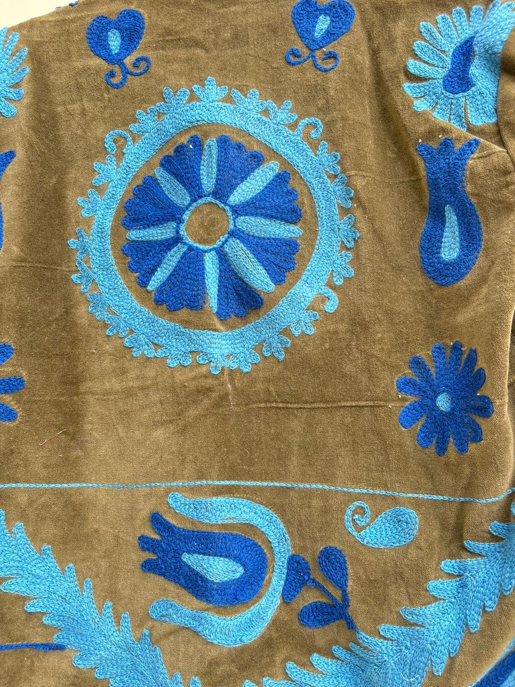 Suzani Velvet Jacket Women | Handmade Embroidered Coat | Boho Kimono Jacket | Vintage Style Winter Coat |Gift for Her |Warm Winter Outerwear