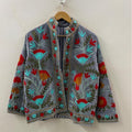 Velvet Suzani Hand Embroidered Short Jacket | Autumn Winter Boho Gypsy | Women's Floral Jacket | Gift For Her |  Winter Jacket Kimono Robe