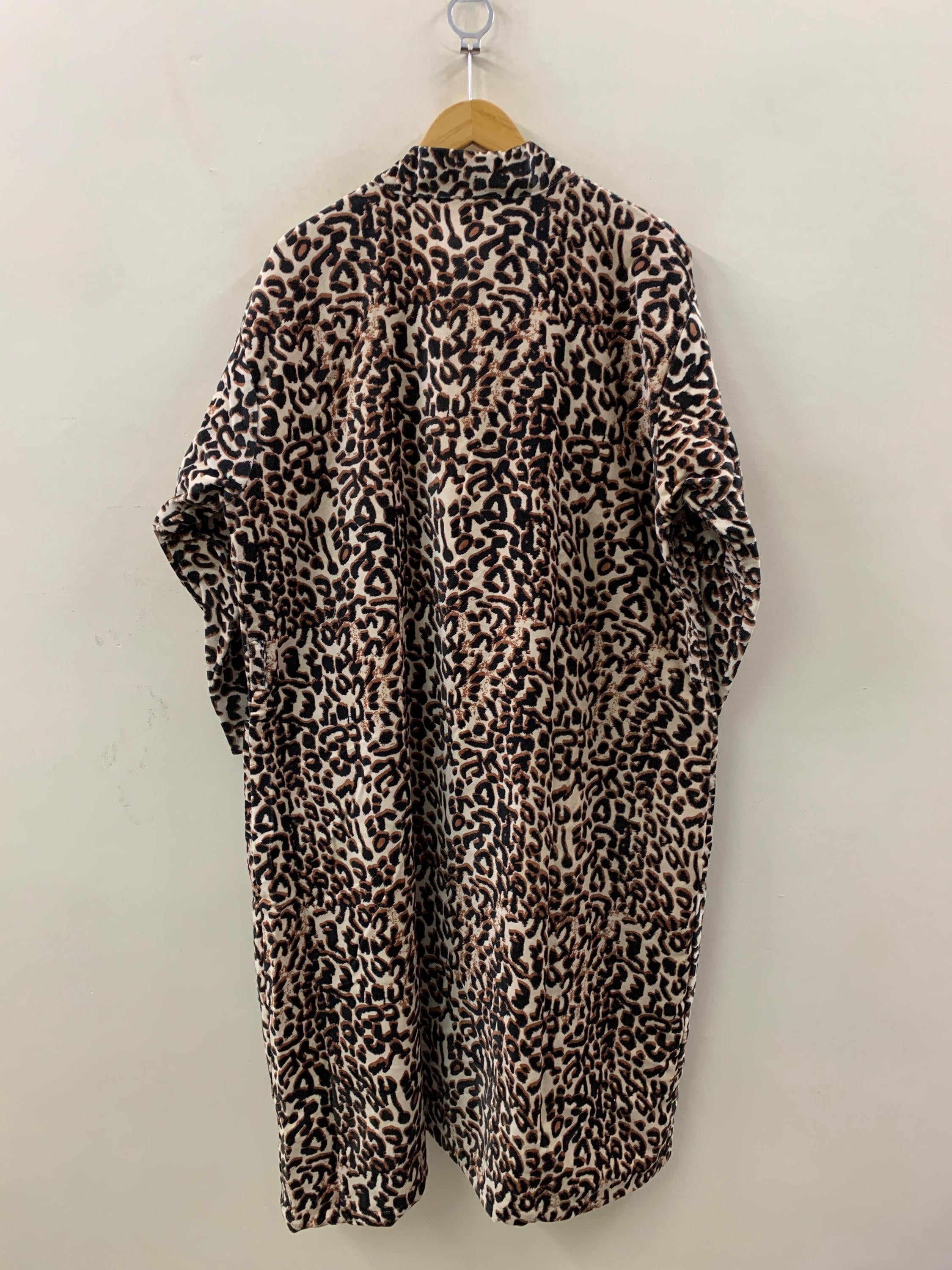 Leopard Print Velvet Kimono Robe | Animal Print Loungewear | Dressing Gown with Belt | Statement Robe for Women |Kimono Jacket |Gift for Her