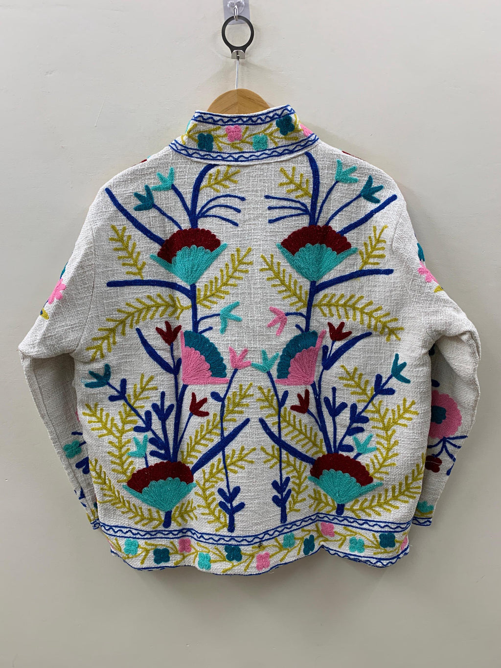 Suzani Jacket Handmade TNT | Uzbek Embroidered Kimono Jacket | Short Vintage Coat | Bohemian Outerwear | Winter Jacket Women | Gift for Her