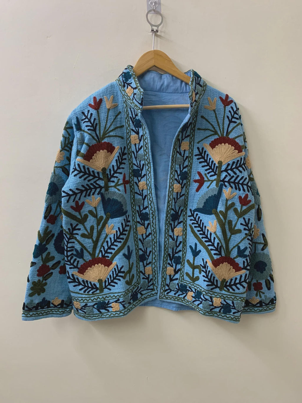TNT Suzani Jacket | Short Embroidered Jacket | Uzbek Vintage Coat | Boho Kimono Jacket | Winter Outerwear | Gift for Her