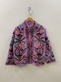 Handmade TNT Fabric Suzani Jacket | Boho Coat| Gift For Her| Suzani Embroidery Jacket | Winter Wear Coat | Women's Coat |Suzani Short Jacket