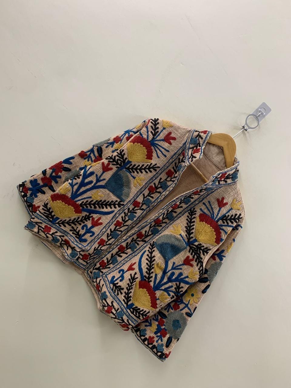 Suzani TNT Short Jacket | Indian Suzani Embroidery Jacket | Winter Wear Women's Jacket Coat | Suzani Coat | Gift For Her |Duster Soft Jacket