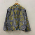 Handmade Velvet Suzani Jacket – Boho Embroidered Coat with Peace & Yin-Yang Motifs | Gift For Her | Winter Kimono Jacket