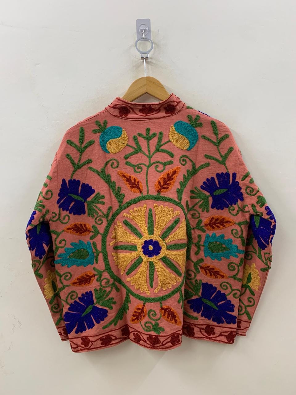 Summer Cotton Suzani Short Soft Jacket – Boho Festival Coat – Tribal Embroidered Outerwear | Spring Travel Coat | Winter wear | Gift For Her