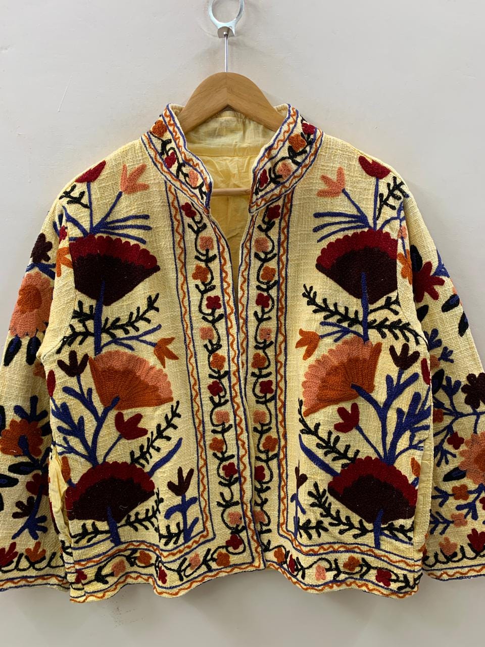 Suzani TNT Fabric Short Spring Jacket | Duster TNT Jacket Spring Bomber Coat| Gift For Her