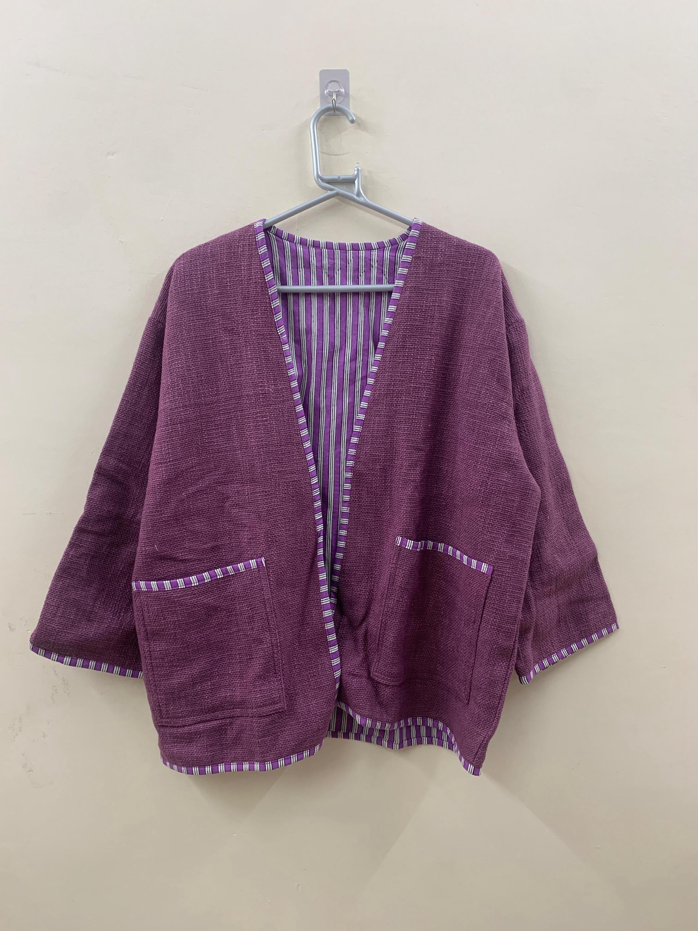 Women's Embroidery Cotton Kimono, Soft TNT Fabric Jacket, Beach Coverup Dress, Women's Clothing, Spring Kimono, Bomber Coat, Gift for Her