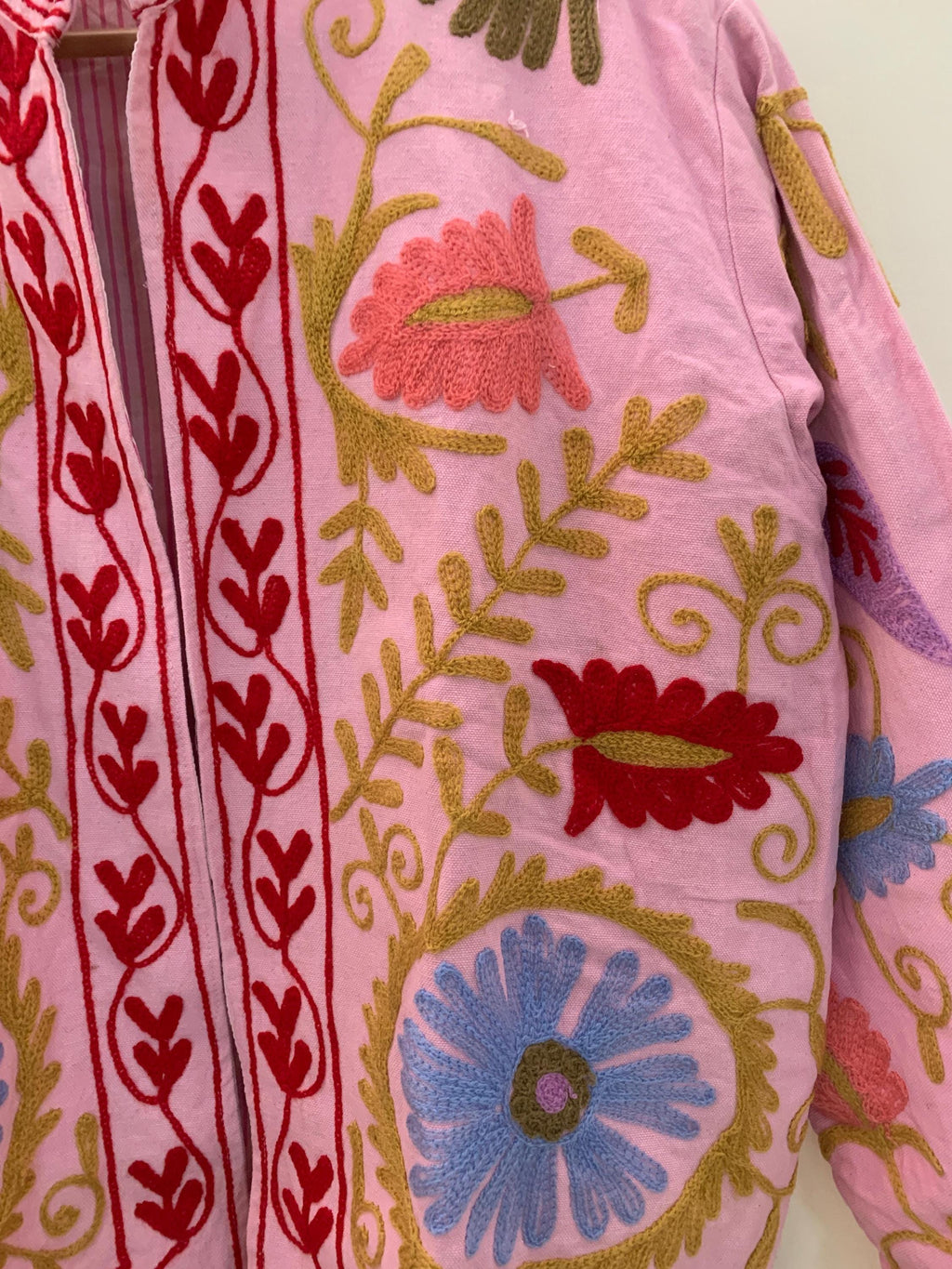 TNT Fabric Suzani Jacket | Street Jacket | Gift For Her| Suzani Embroidery Jacket | Winter Wear Coat | Women's Coat | Suzani Jacket