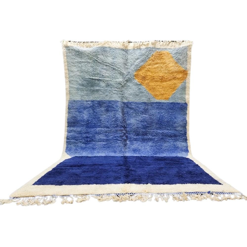Unique Handwoven Moroccan Rug, Boho Home Decor, Wool Carpet Soft, Beni Style Soft Handmade Living Room Rug ,Bohemian Home Decor Rug
