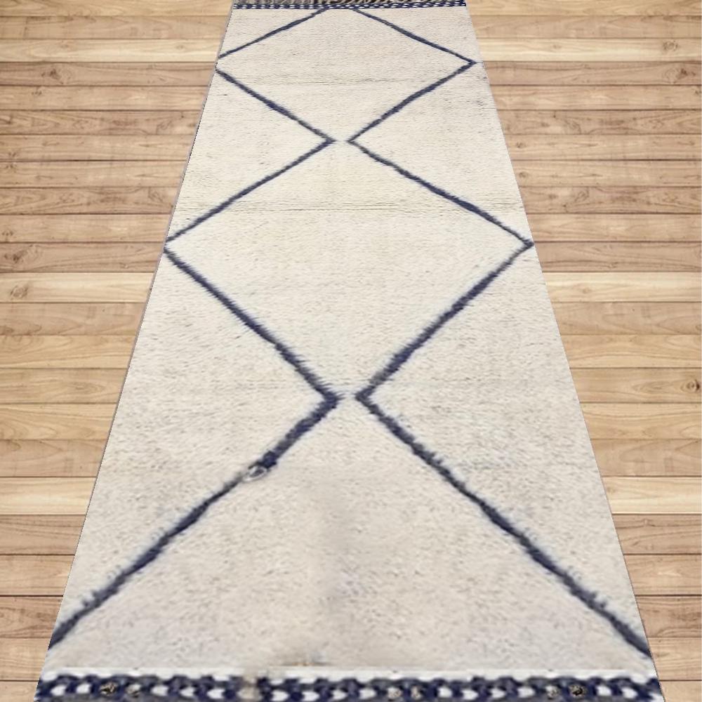 Tribal Geometric Rug, Boho Area Carpet for Living Room & Bedroom Decor,Handwoven, Soft, Ethnic Patterned Floor Mat, Custom Size Moroccan Rug
