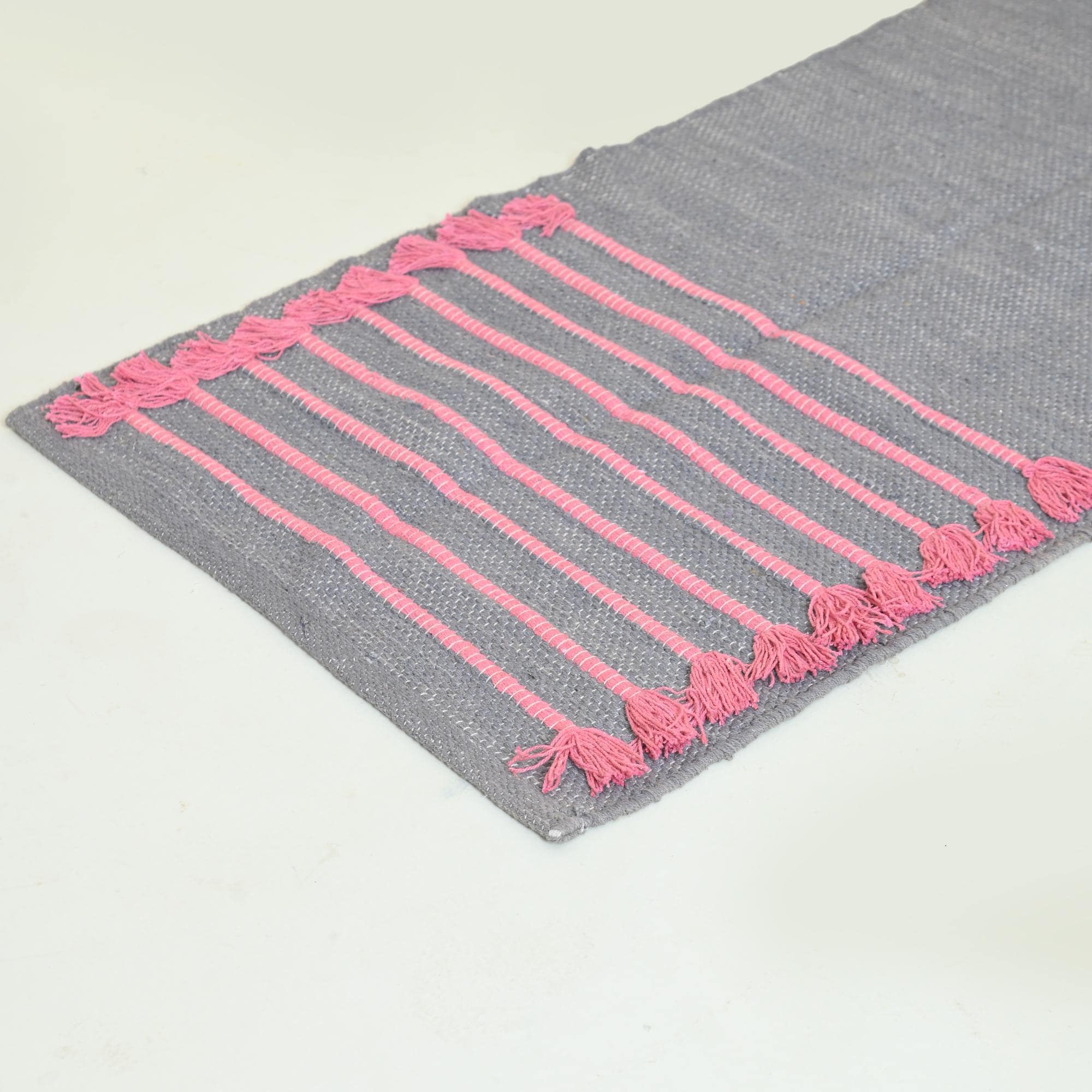 Eco friendly yoga rug, organic cotton yoga mat, washable fitness mat, handicraft yoga mat, better grip workout mat, sustainable yoga rug