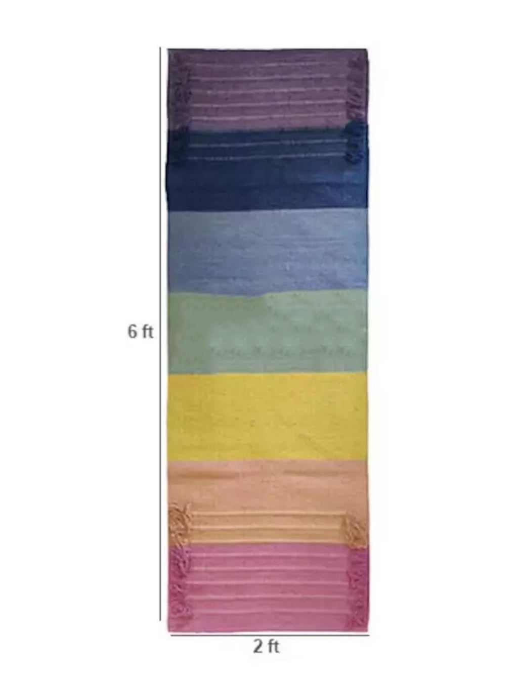 Organic Cotton Yoga Mat 3mm - Natural Color, Antiskid, for Yoga, Pilates, Fitness & Meditation by YogaKargha