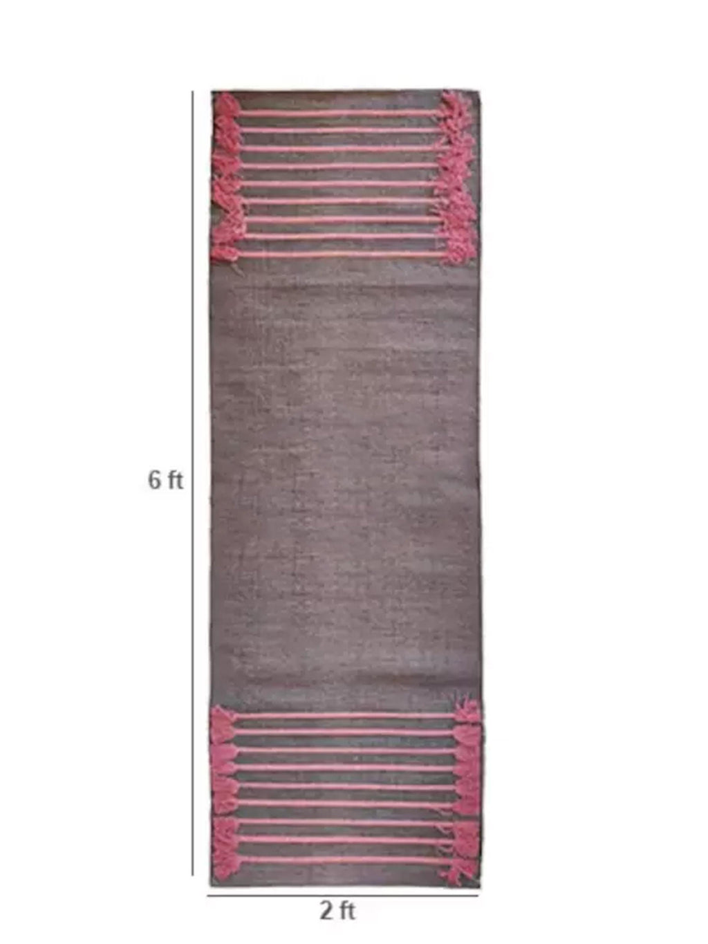 Organic Cotton Yoga Mat 3mm - Natural Color, Antiskid, for Yoga, Pilates, Fitness & Meditation by YogaKargha