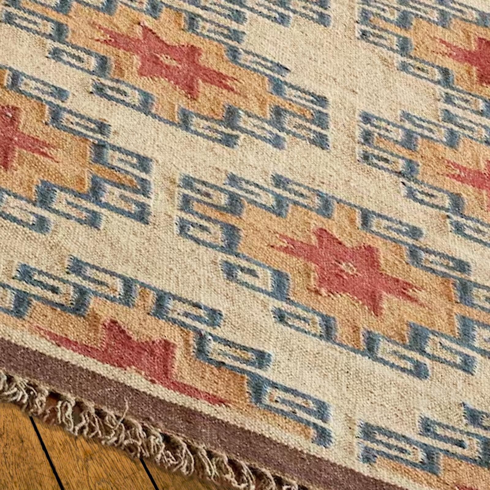Modern kilim rug,modern kilim rug 5x7,5x8x8x10, Handmade Navajo Kilim Rug, Aztec Rug, Accent Rug, Outdoor Rug/Indoor Rug