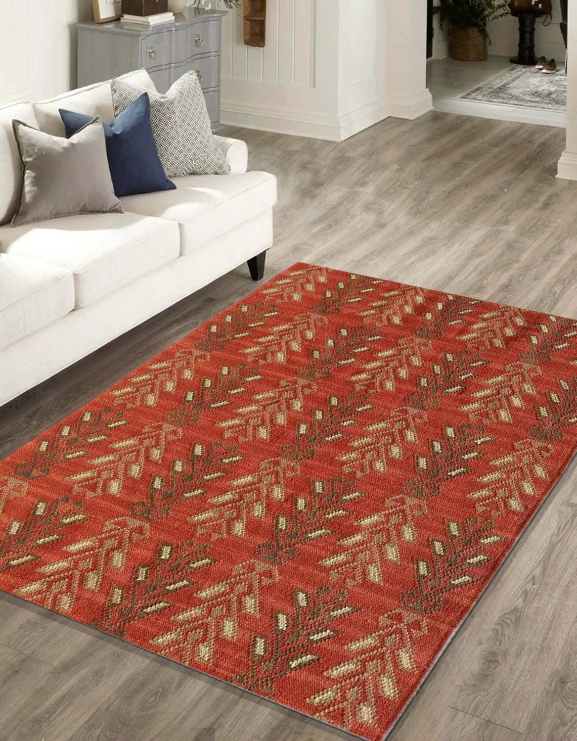 Handwoven Kilim Rug ,Multi Size Traditional Kilim Carpet ,Turkish Handmade Rug for Bedroom Kitchen Living Room Vintage Decor